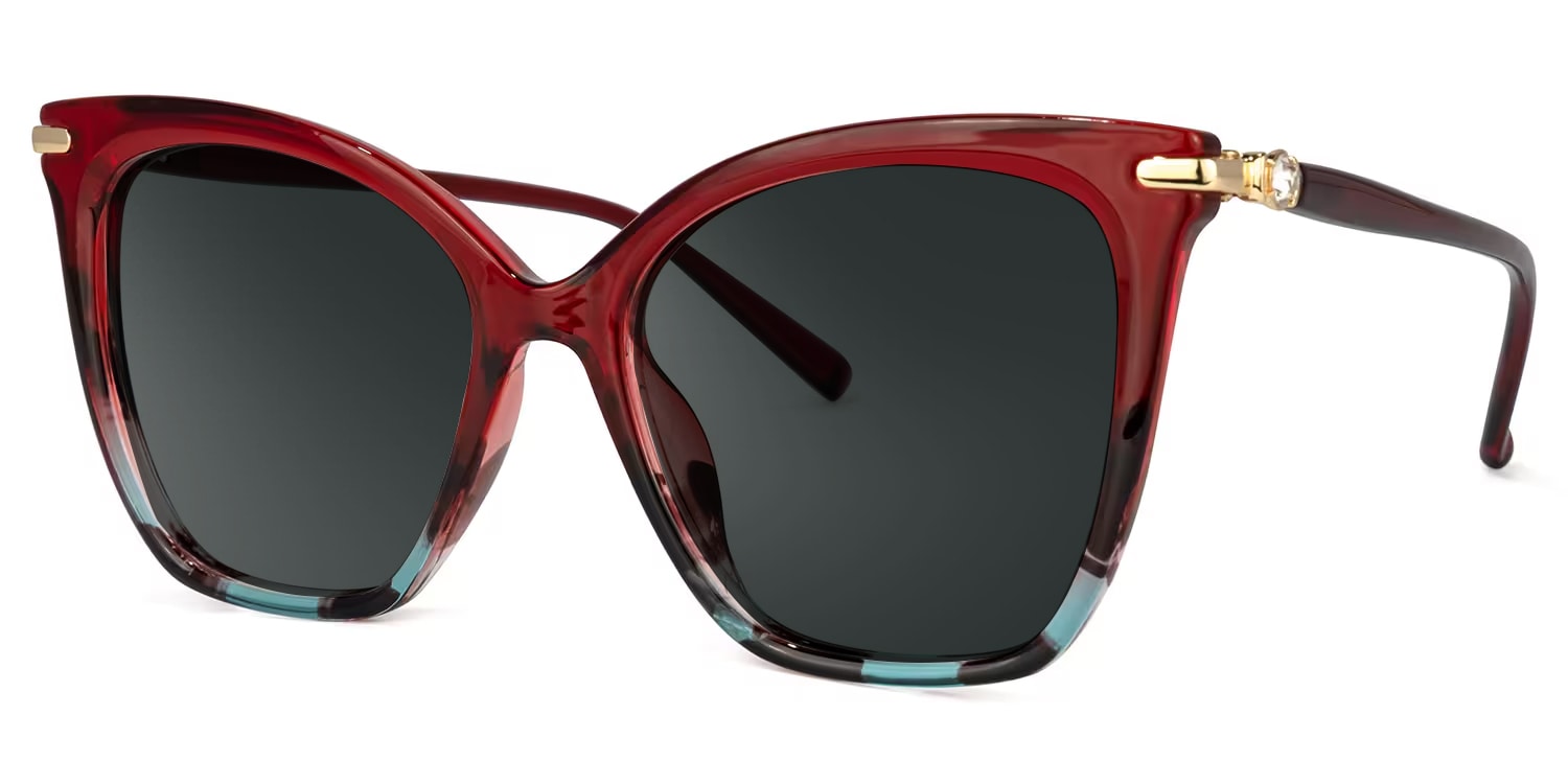 Lamar Butterfly Red Glasses