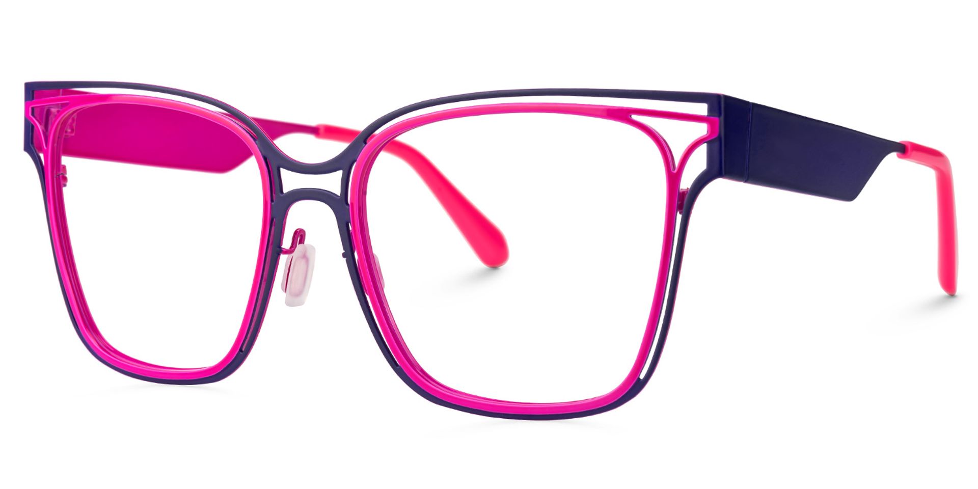Square Dacarine Purple Glasses deals -Zeelool Glasses1