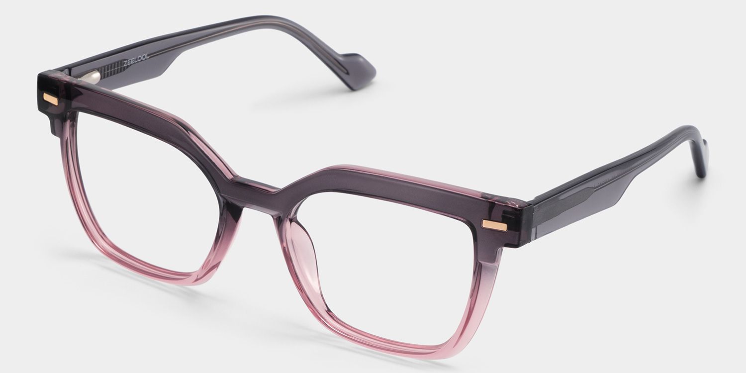 Pinette Two-Tone Square Nature Eyes Eyewear | ZEELOOL3