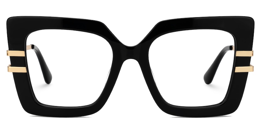 Poutine Square Black Glasses