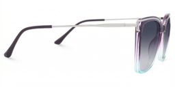 Krystle Purple-Blue Square Sunglasses2