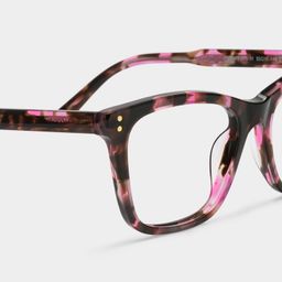 Tyler Pink Tortoise Square Glasses5