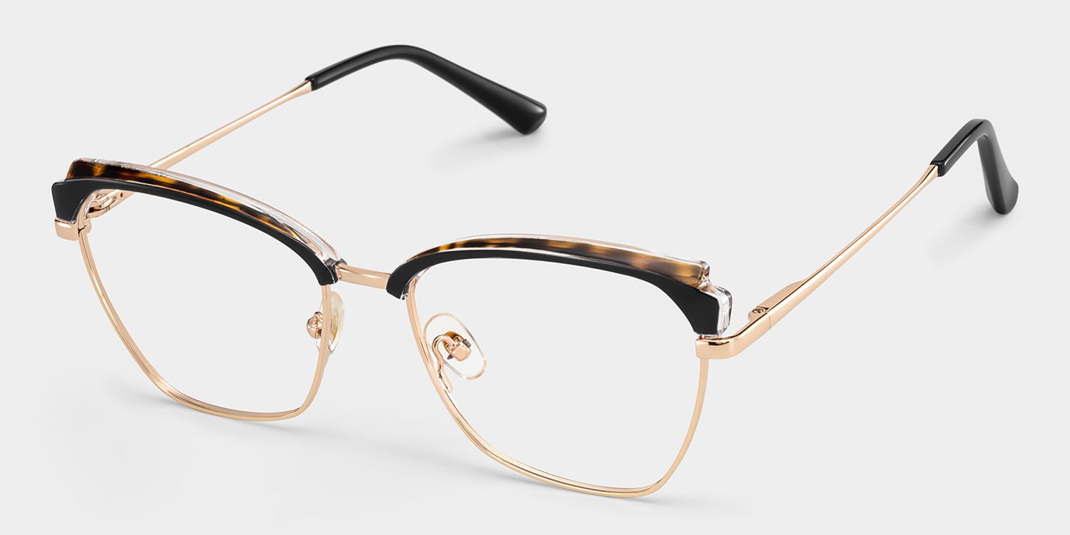 Phoebe Browline Tortoise Frame Eyeglasses for Woman| ZEELOOL3