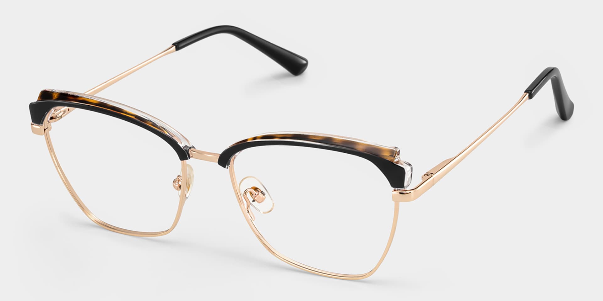 Phoebe Browline Tortoise Frame Eyeglasses for Woman| ZEELOOL3