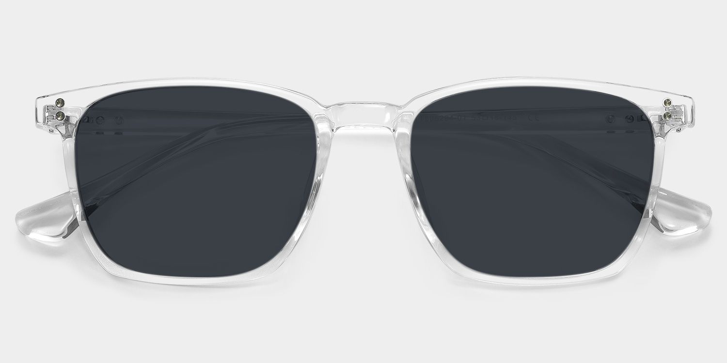 Martinez Square Clear Glasses | Zeelool Glasses1