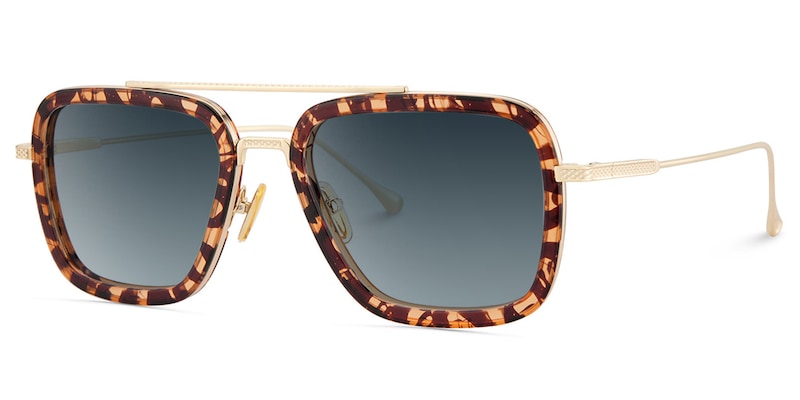 Gifford Rectangle Tortoise Frame Glasses | Zeelool2
