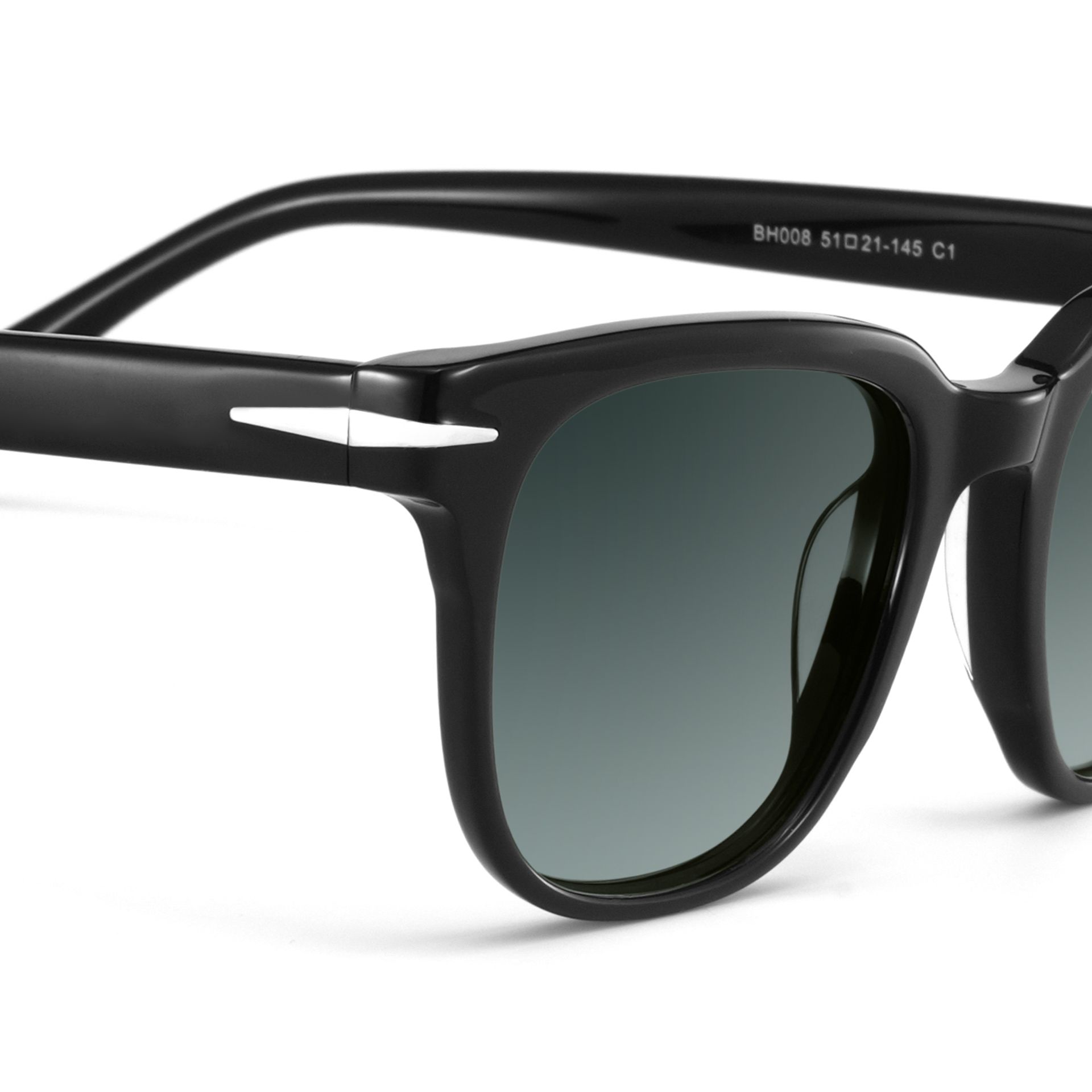 Rocco Rectangle Polarized Sunglasses in Acetate Material4
