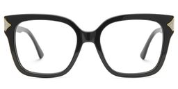 Shakeel Black Square Glasses1