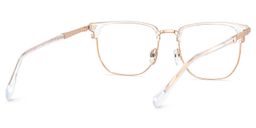 Zaira Browline Clear Glasses4