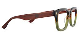 Marleni Brown Green Square Glasses4