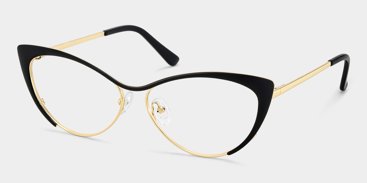 Cateye Black Glasses | Zeelool Eyeglasses2