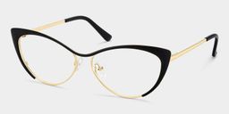 Ellen Black Cat eye Glasses2
