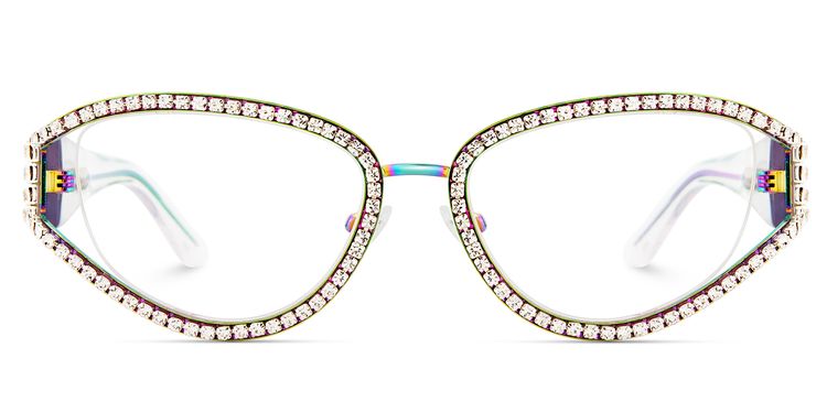 Star Iridescent Cat eye Glasses