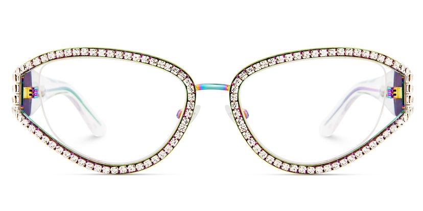 Star Iridescent Cat eye Glasses