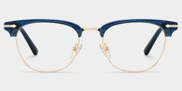 Capri Blue Browline Glasses0