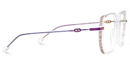 Joana Geometric Clear Glasses4