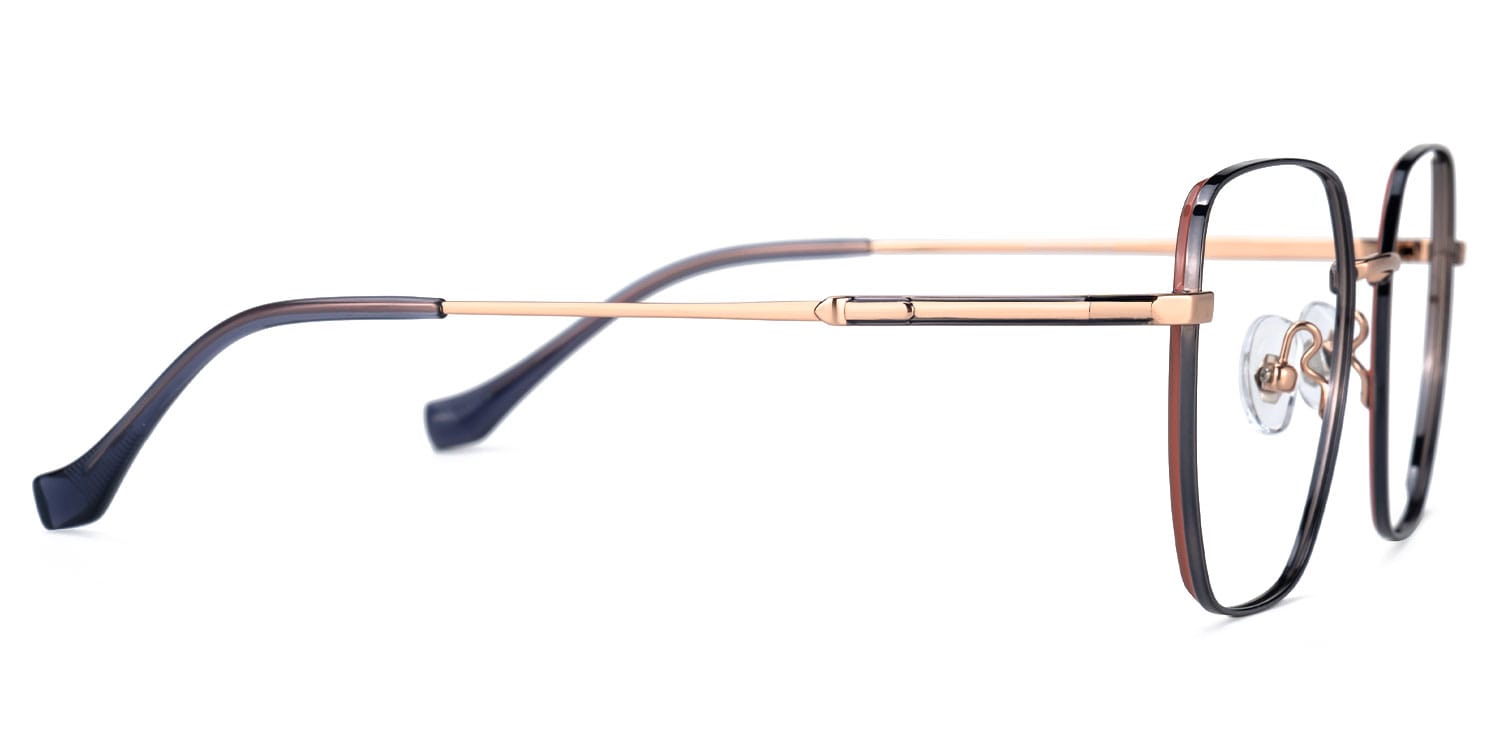 Conidi Square Black Glasses2