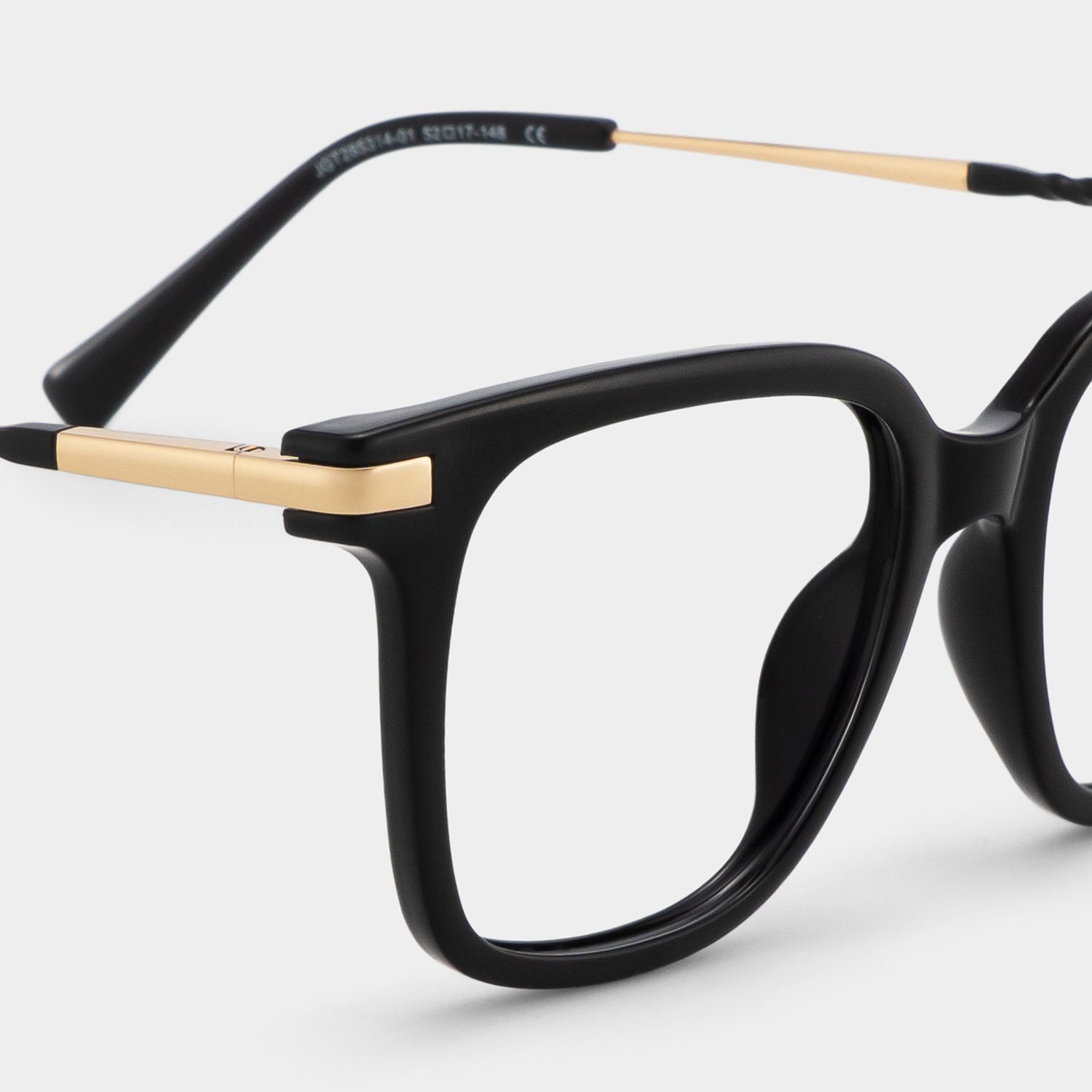 Jacqui Square Black Glasses4