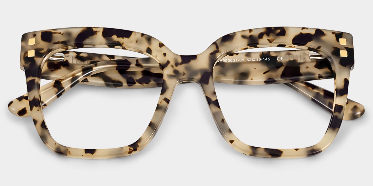 Minguela Square Brown-Tortoise Glasses | Zeelool Glasses1