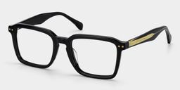 Vickerie Black Rectangle Glasses3