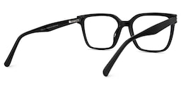 Rucker Rectangle Black Glasses3