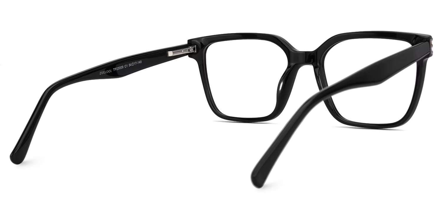 Rucker Rectangle Black Glasses3
