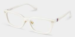 Remy White Rectangle Glasses4