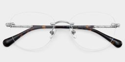 Jennifer Round Silver Glasses1