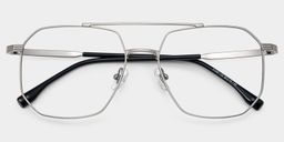 Logan Aviator Silver Glasses2