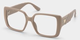 Maya Brown Square Glasses2