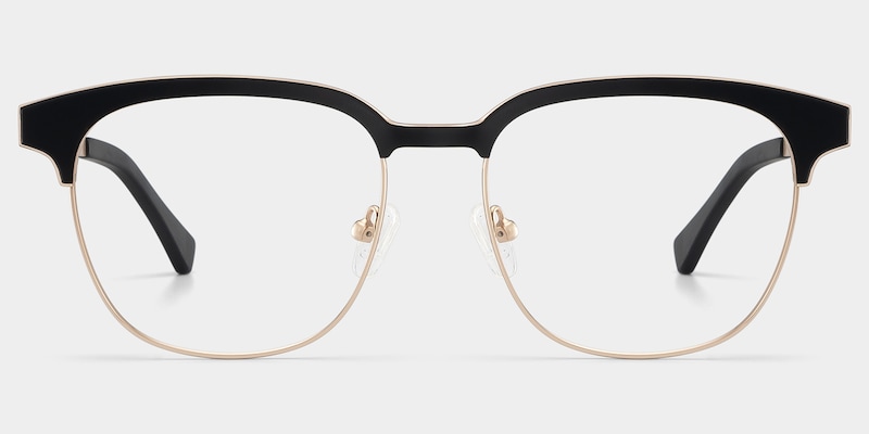 Wren Browline Black-Gold Glasses good-img