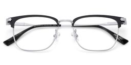 Barrett Browline Silver Glasses2
