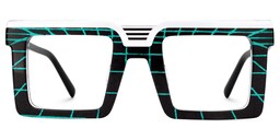 Ashlyne Square Black Glasses0