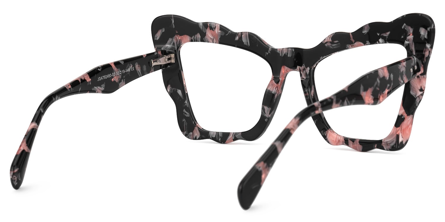 Wandy Cateye Floral Glasses3