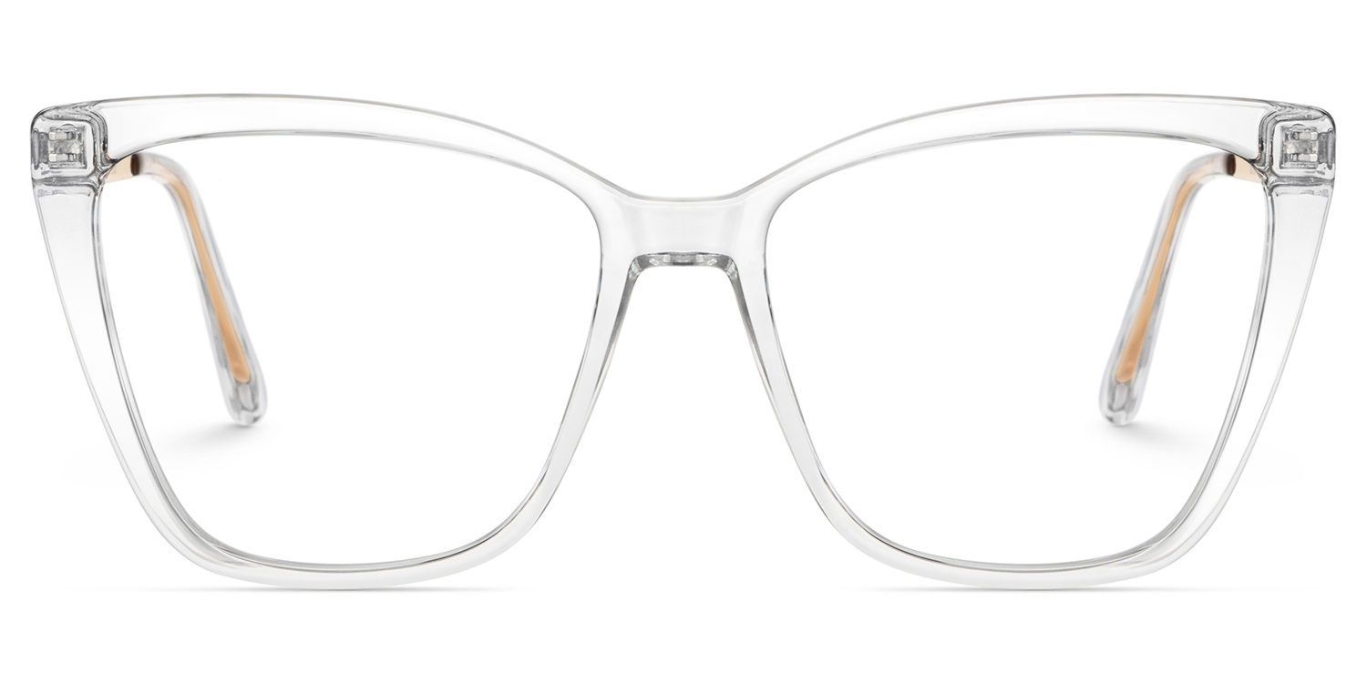 Corlette Square Crysta Eyeglasses and Glasses Frame | ZEELOOL