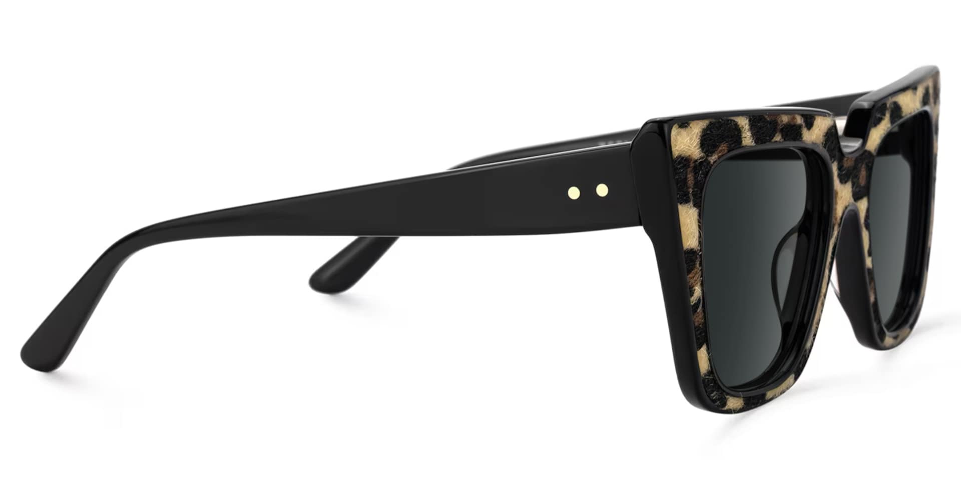 Leopard Print Cat Eye Sunglasses With Black Temple3