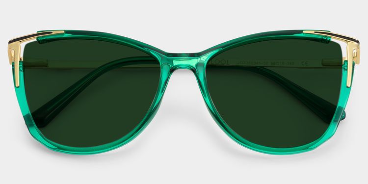 Yomary Cateye Green Glasses