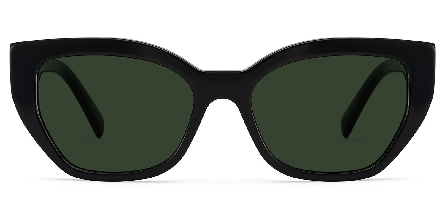 Zia Black Cat Eye Polarized Sunglasses for Driving | ZEELOOL1