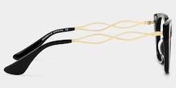 Alma Butterfly Black Glasses5