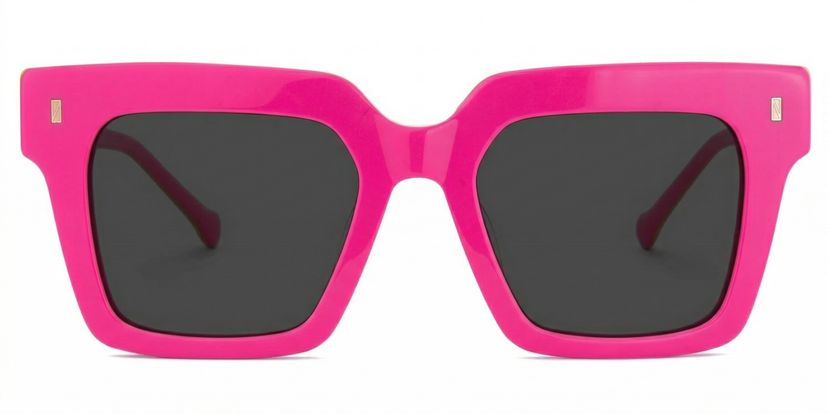 Gilberto Square Bright Pink Glasses