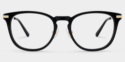 Laura Square Black Glasses1