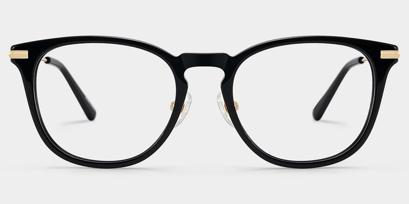 Laura Square Black Glasses