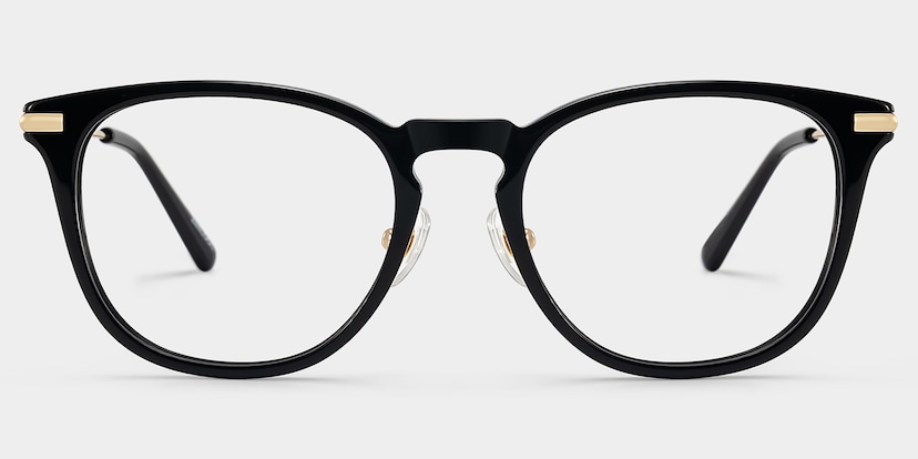 Laura Square Black Glasses