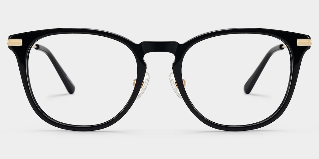 Laura Square Black Glasses