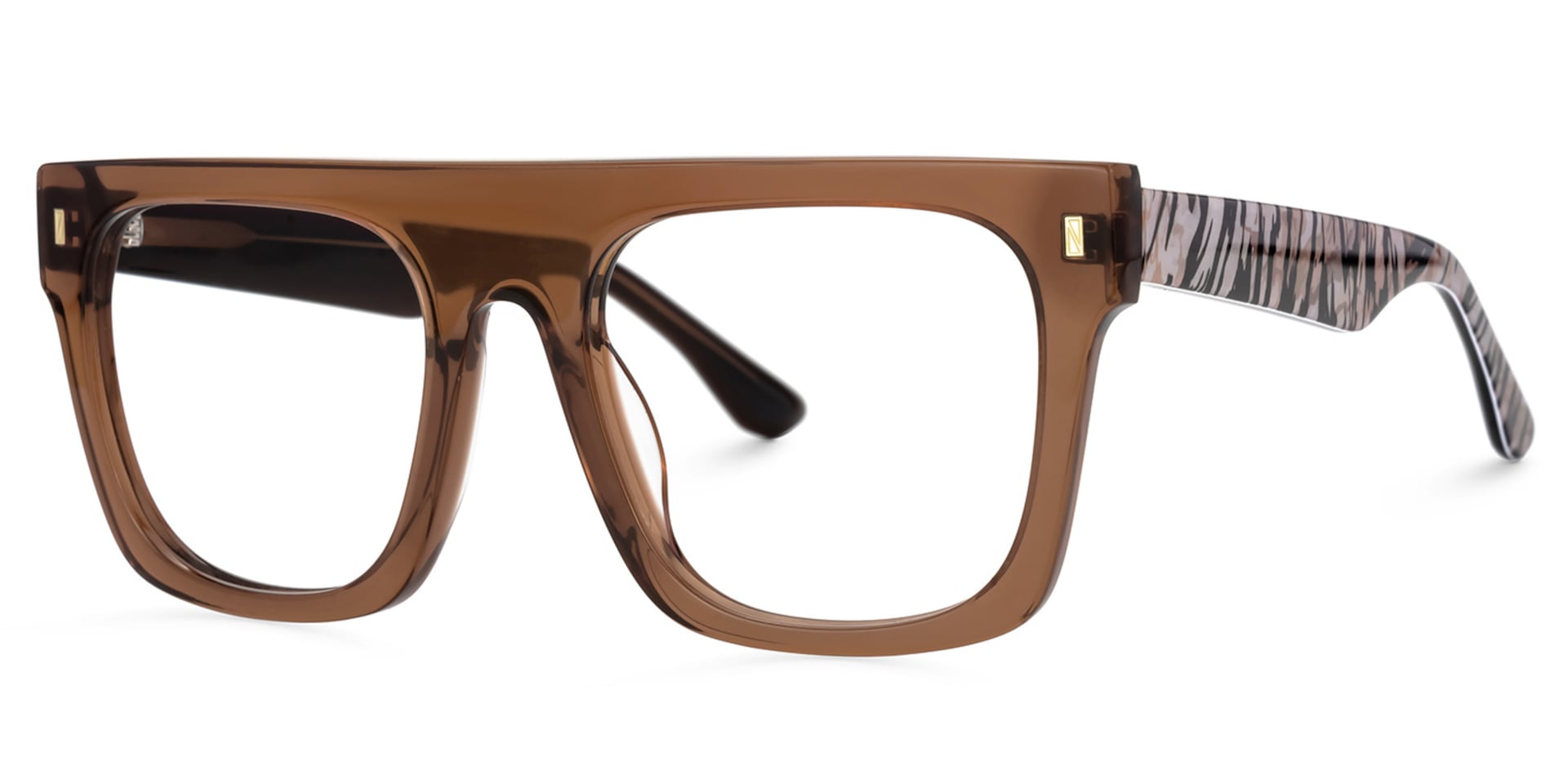 Tyndale Brown Aviator Eyeglasses and Glasses Frame1