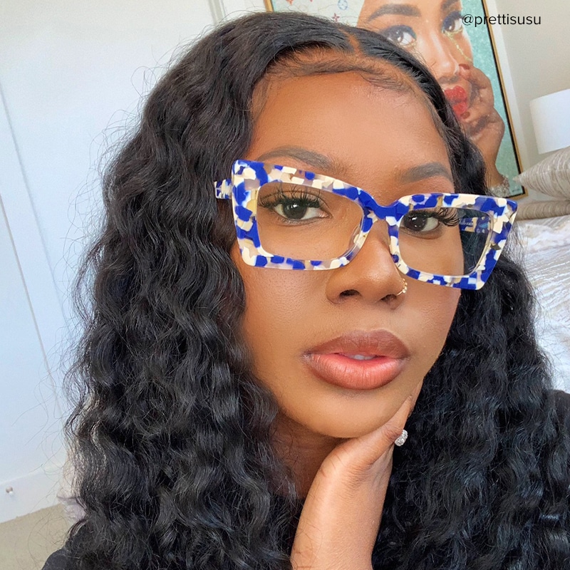 Newell Rectangle Blue-Floral Glasses6