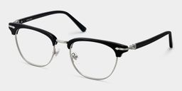 Capri Black Browline Glasses2
