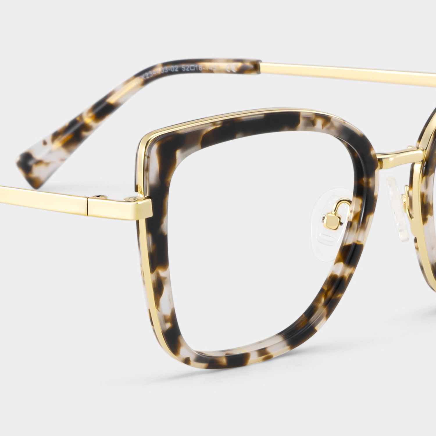 Leila Tortoise Frame Glasses with Butterfly Frame Online | ZEELOOL7
