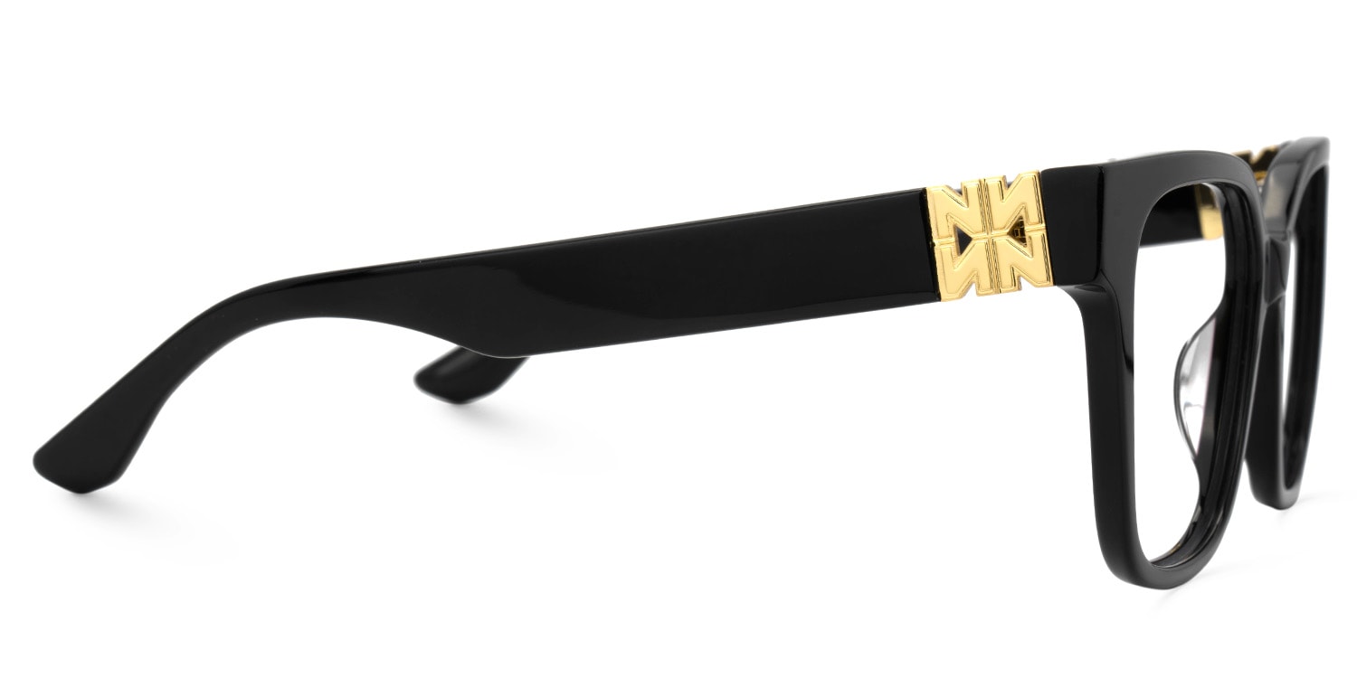 Kerri Square Black Glasses2