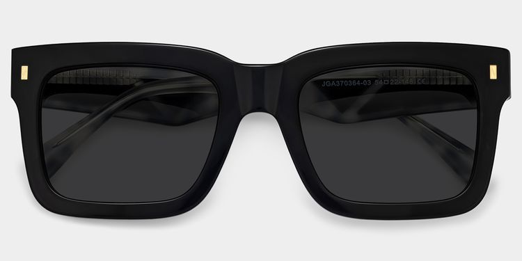 Shirmme Square Black Glasses